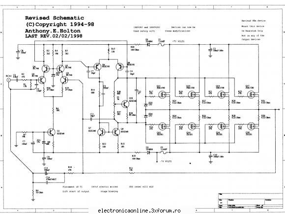 mosfet audio mosfet schematic diagram